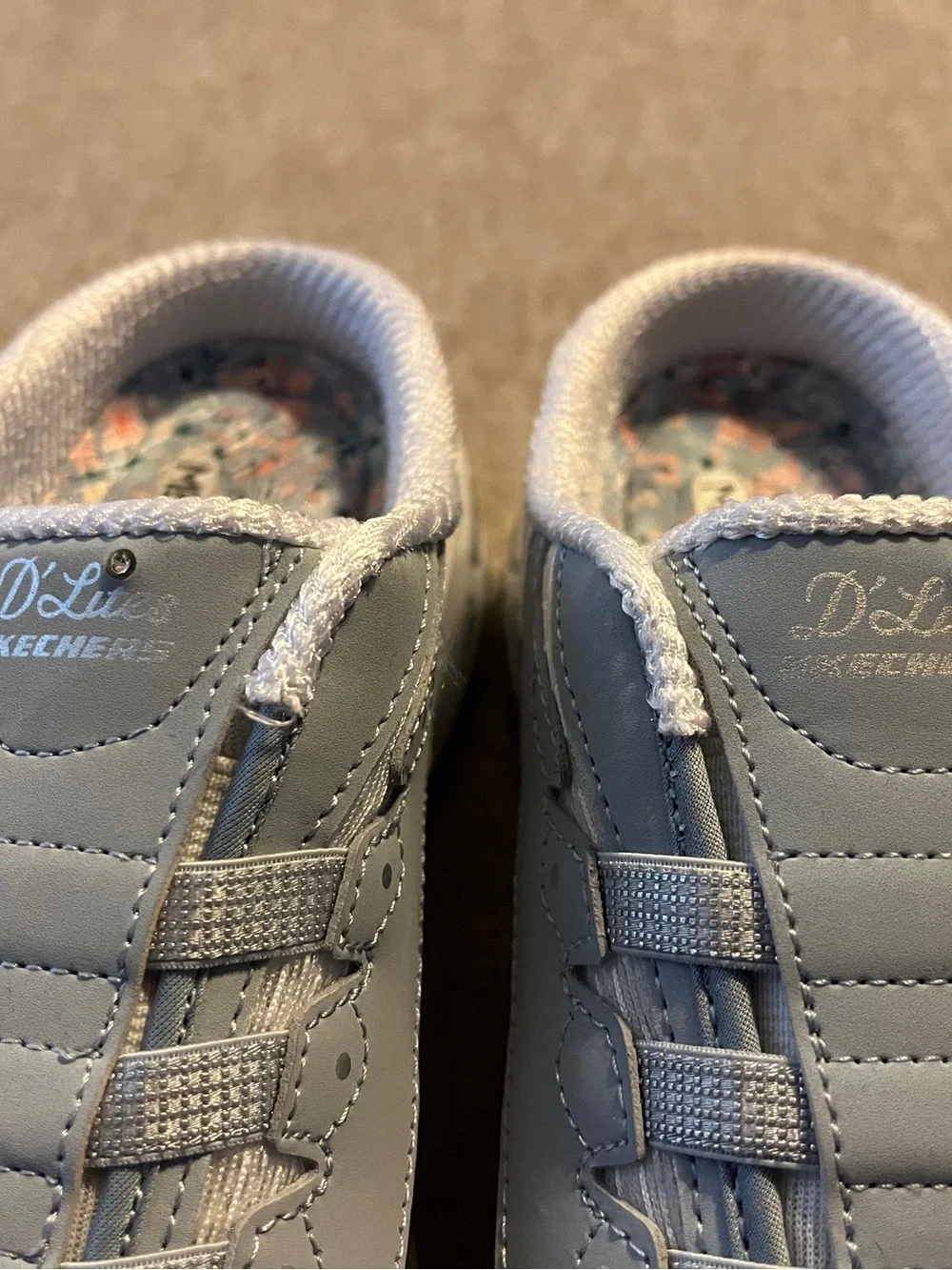 Skechers D’Lites Nostalgic Breeze Mule Sneakers Women’s 8.5 Slate Blue